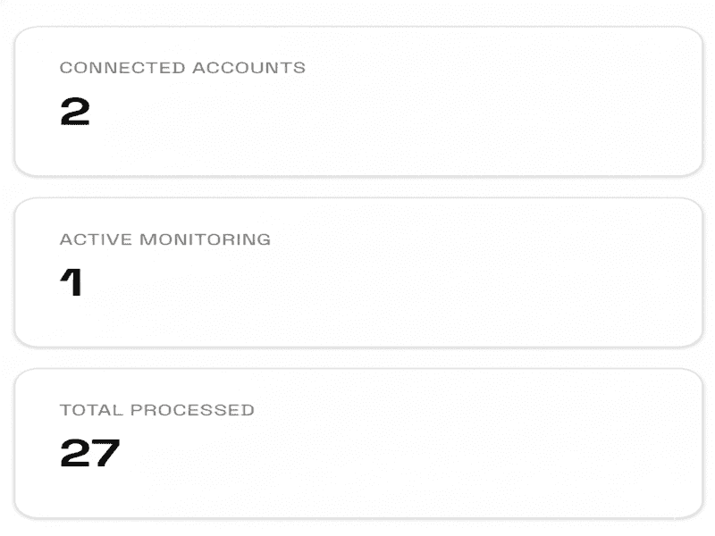 All Your Inboxes. One Place. UI preview