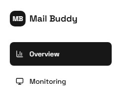 Top email categories showing automated classification